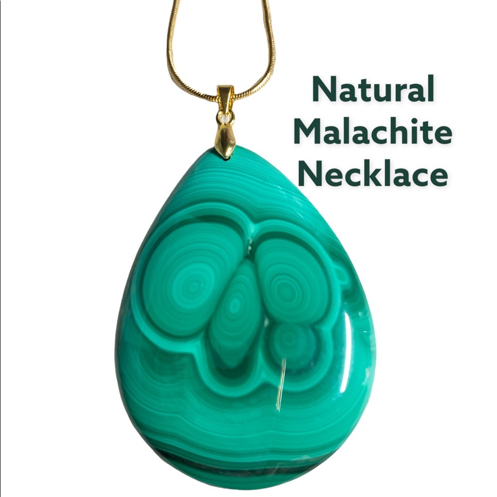 ✨Natural Malachite Necklace✨
